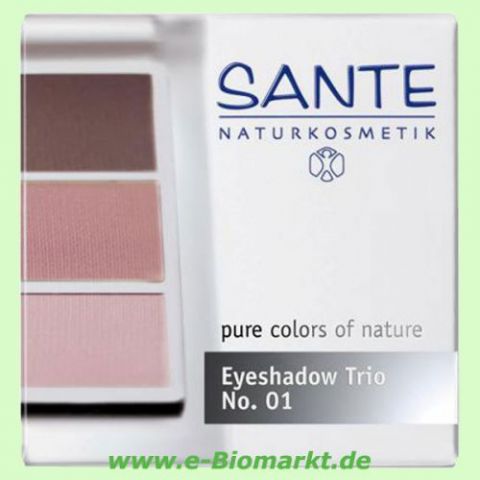 Eyeshadow Trio No.01, Rose (Sante)