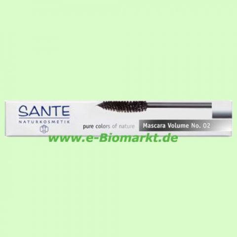 Mascara Volumen No.02, Black (Sante)