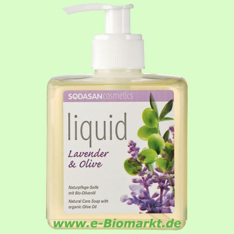 Bio-Pflanzenseife Lavendel-Olive, fl�ssig (Sodasan)