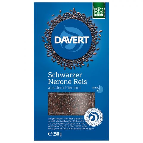 Schwarzer Piemont Reis, Duftender Naturreis (Davert)