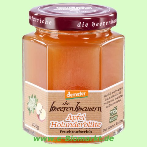 Apfel-Holunderbl�te Fruchtaufstrich (die beerenbauern)
