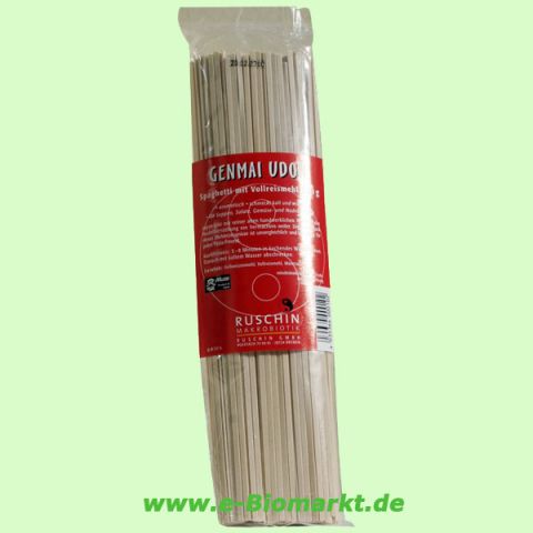 Genmai Udon, Vollweizenspaghetti mit Vollreis (Ruschin Makrobiot