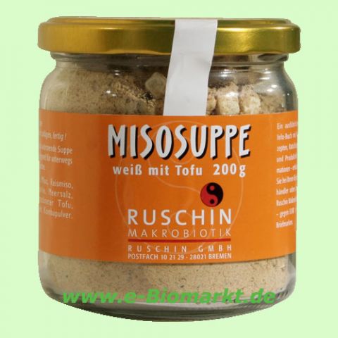 Misosuppe instant, wei� mit Tofu (Ruschin Makrobiotik)