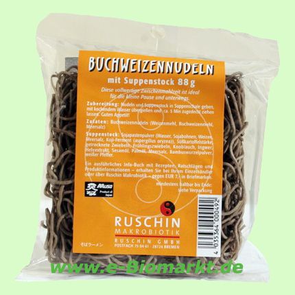 Buchweizennudel-Suppe (Ruschin Makrobiotik)