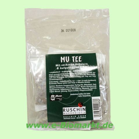 Mu Tee, aus 16 Kr�utern (Ruschin Makrobiotik)