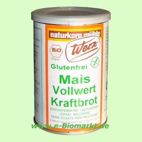 Mais-Vollwert-Kraftbrot, glutenfrei (Werz)