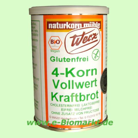 4-Korn-Vollwert-Kraftbrot glutenfrei (Werz)