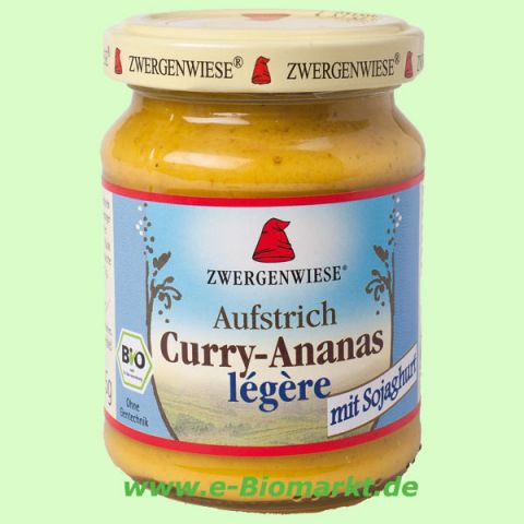 Curry-Ananas l�g�re, mit Sojaghurt (Zwergenwiese)