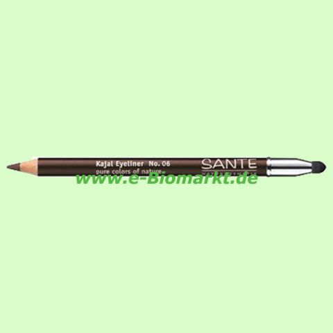 Kajal Eyeliner No.06, Deep brown (Sante)