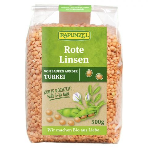 Rote Linsen gesch�lt Projekt (Rapunzel)