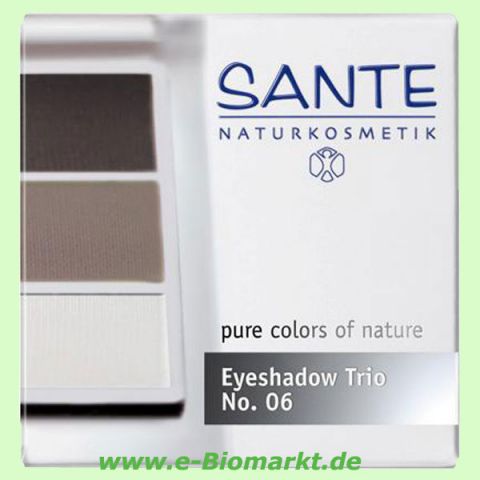Eyeshadow Trio No.06, Smokey Eyes (Sante)