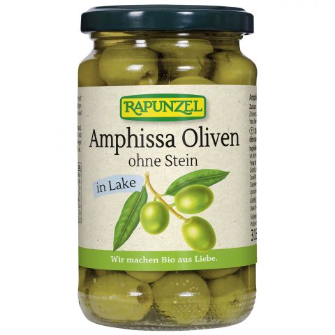 Amphissa Oliven, gr�n ohne Stein (Rapunzel)