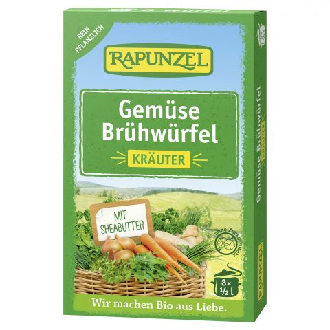 Gem�se-Br�hw�rfel mit Kr�utern (Rapunzel)