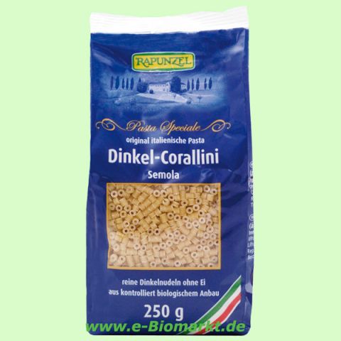Dinkel-Corallini Semola (Rapunzel)