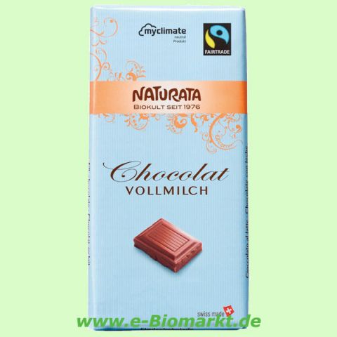 Chocolat - Vollmilch mit 33% Kakaoanteil (Naturata)
