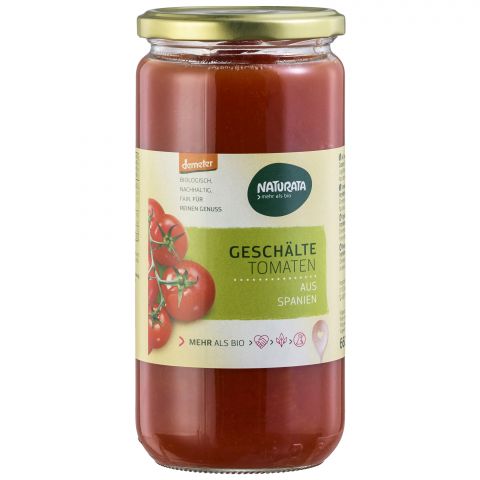 Gesch�lte Tomaten in Tomatensaft (Naturata)