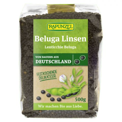 Beluga Linsen schwarz, klein (Rapunzel)