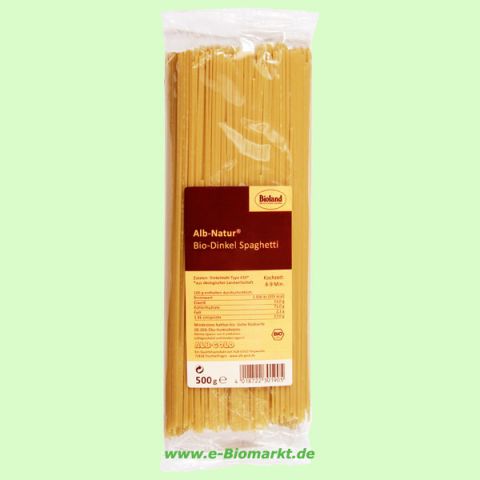 Dinkel-Spaghetti ohne Ei (Alb-Natur)