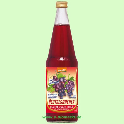 Traubensaft ros� DEMETER (Beutelsbacher)