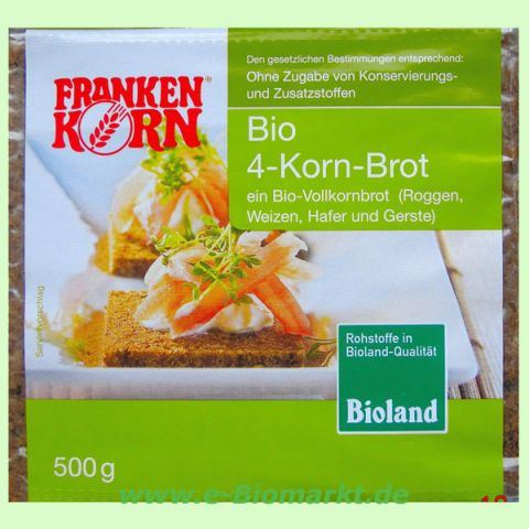 4-Korn-Brot, geschnitten (Frankenkorn)
