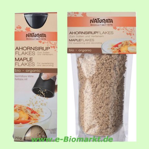 Ahornsirup-Flakes (Naturata)