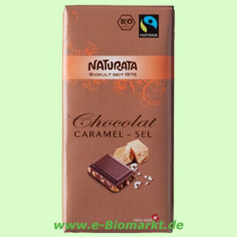 Chocolat Caramel-Sel, FAIRTRADE (Naturata)