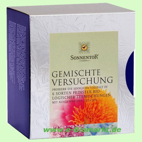Gemischte Versuchung, Teepyramiden Probier-mal! (Sonnentor)