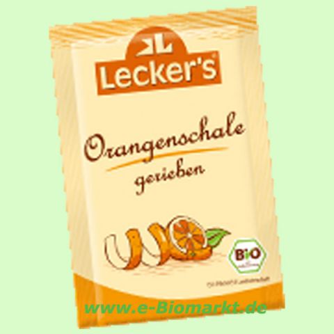 Orangenschalen gerieben (Lecker's)