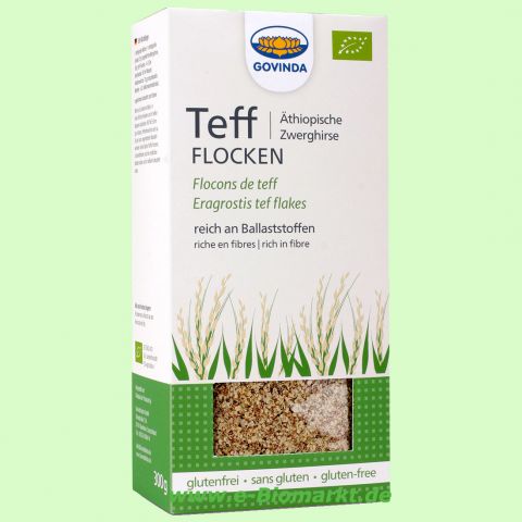 Teff-Flocken aus Zwerghirse (Govinda)