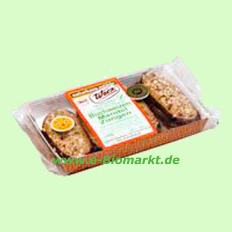 Buchweizen-Vollkorn-Mandelzungen, glutenfrei (Werz)
