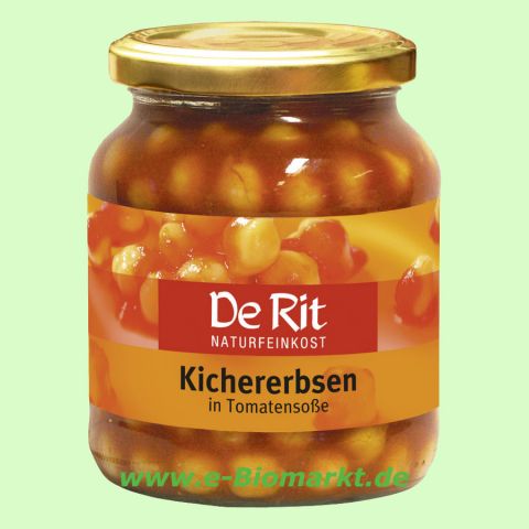 Kichererbsen in Tomatenso�e (De Rit)