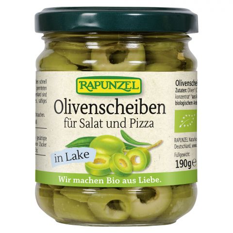 Olivenscheiben f�r Salat und Pizza (Rapunzel)