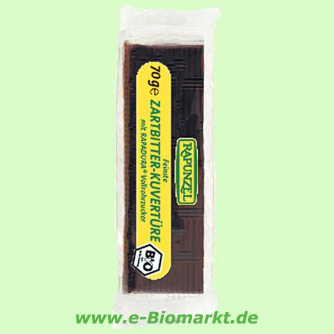 Zartbitter Kuvert�re Riegel HIH (Rapunzel)