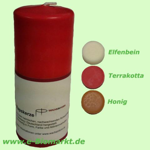 Raps-Stumpenkerze Flachkopf L150/D60 (Wachsinform)