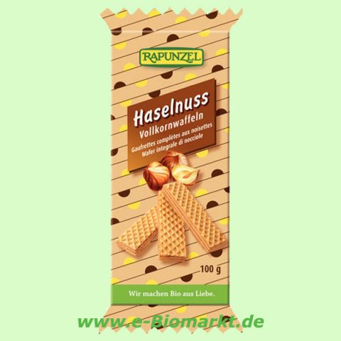 Haselnuss Vollkornwaffeln (Rapunzel)
