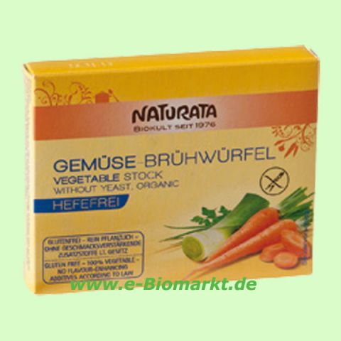 Gem�se-Br�hw�rfel hefefrei, 6x12 g (Naturata)