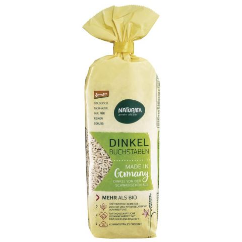Dinkel Buchstabennnudeln (Naturata)