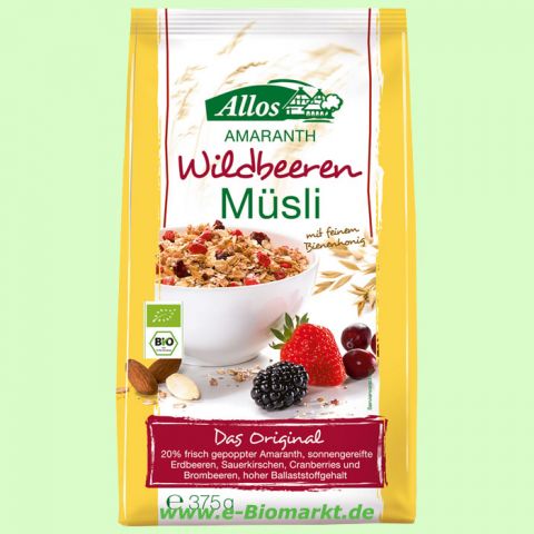 Amaranth-Wildbeeren-M�sli (Allos)