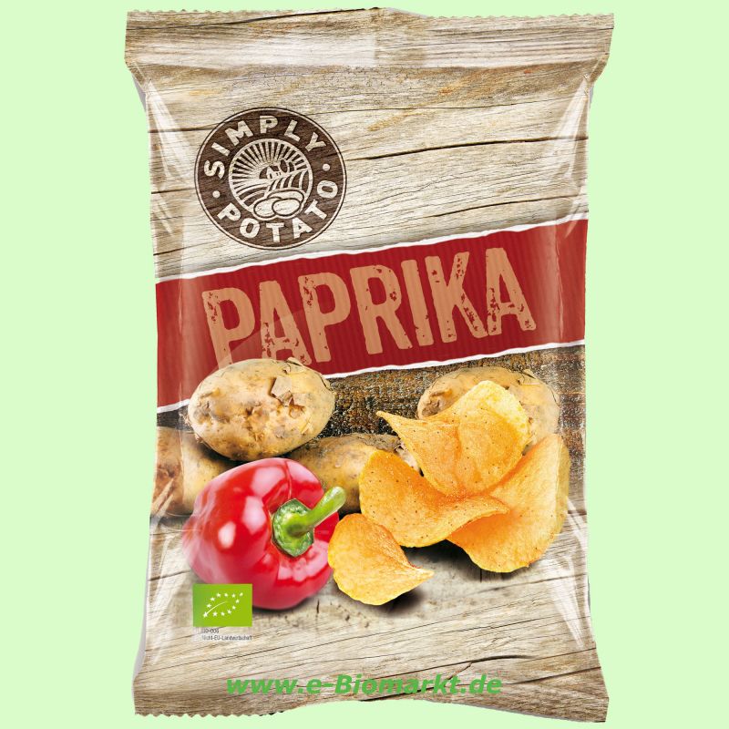Gastina Simply Potato Paprika Chips eBiomarkt, für