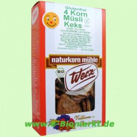 4-Korn-Vollkorn-M�sli-Keks, glutenfrei (Werz)