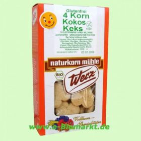 4-Korn-Vollkorn-Kokos-Keks, glutenfrei (Werz)