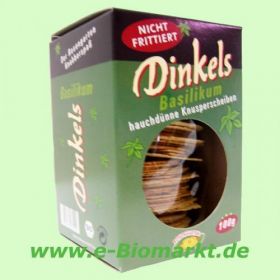 Dinkels - Basilikum-Knusperscheiben (Rosengarten)