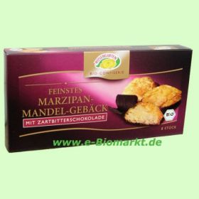 Marzipan-Mandel Geb�ck mit Zartbitterschokolade (Rosengarten)