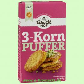 3-Korn-Puffer, glutenfrei (Bauckhof)