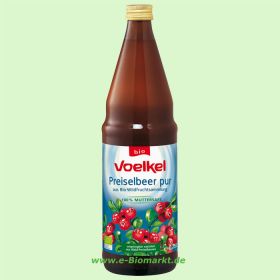 Preiselbeersaft, 100 % Muttersaft (Voelkel)