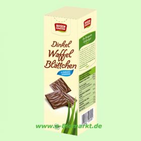 Feine Dinkel-Waffelbl�tter, in Vollmilch (Rosengarten)