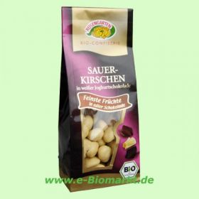 Sauerkirschen, mit Joghurtschokolade (Rosengarten)