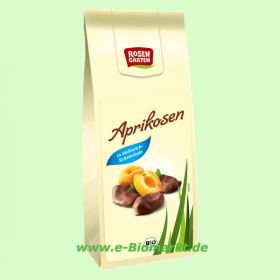 Aprikosen, mit Vollmilchschokolade (Rosengarten)