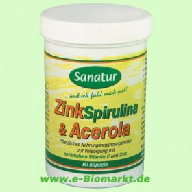 ZinkSpirulina & Acerola (Sanatur)
