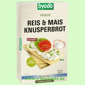 Reis&Mais Knusperbrot, mit Meersalz (Byodo)